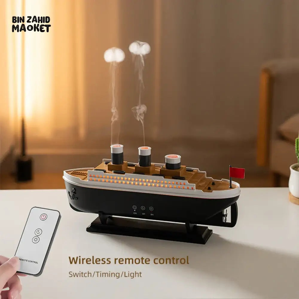 PREMIUM TITANIC SHIP MODEL HUMIDIFIER – AESTHETIC AROMA DIFFUSER