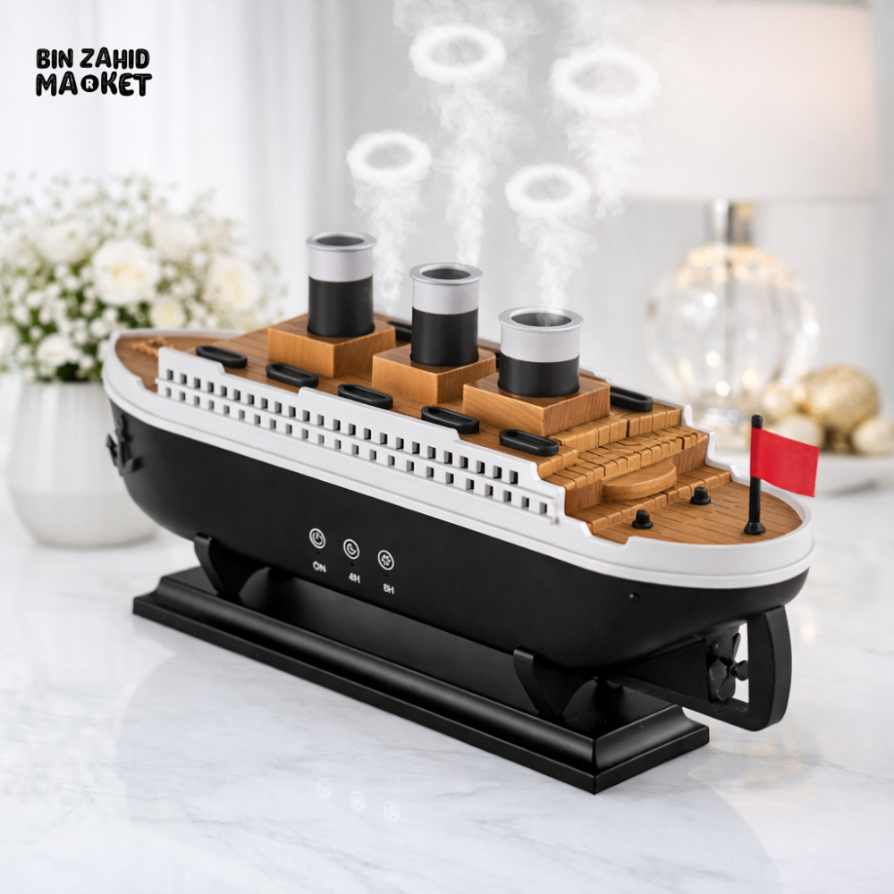 PREMIUM TITANIC SHIP MODEL HUMIDIFIER – AESTHETIC AROMA DIFFUSER