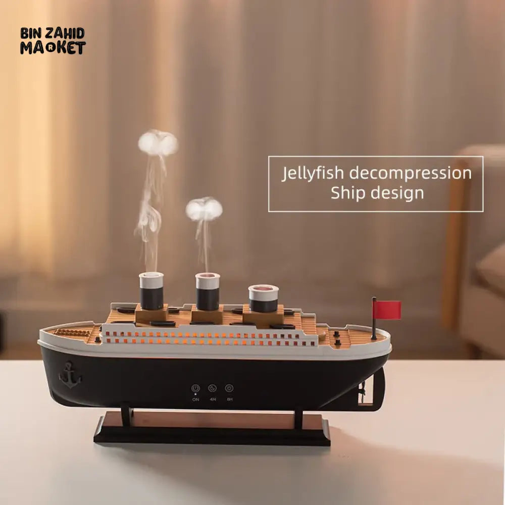 PREMIUM TITANIC SHIP MODEL HUMIDIFIER – AESTHETIC AROMA DIFFUSER
