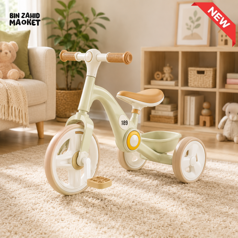 PREMIUM TODDLER BALANCE BIKE - LIGHT GREEN