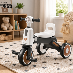 PREMIUM TODDLER BALANCE TRICYCLE - BLACK