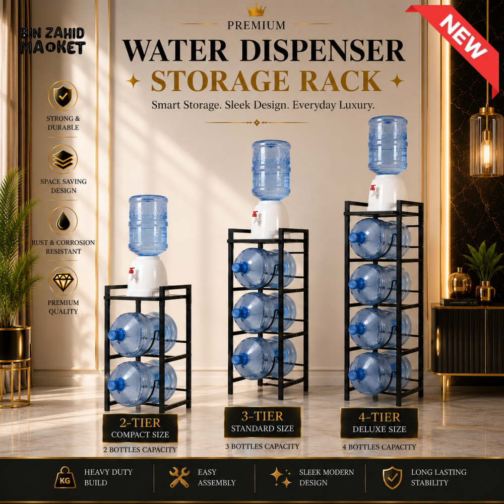 PREMIUM WATER DISPENSER GALLON STORAGE RACK