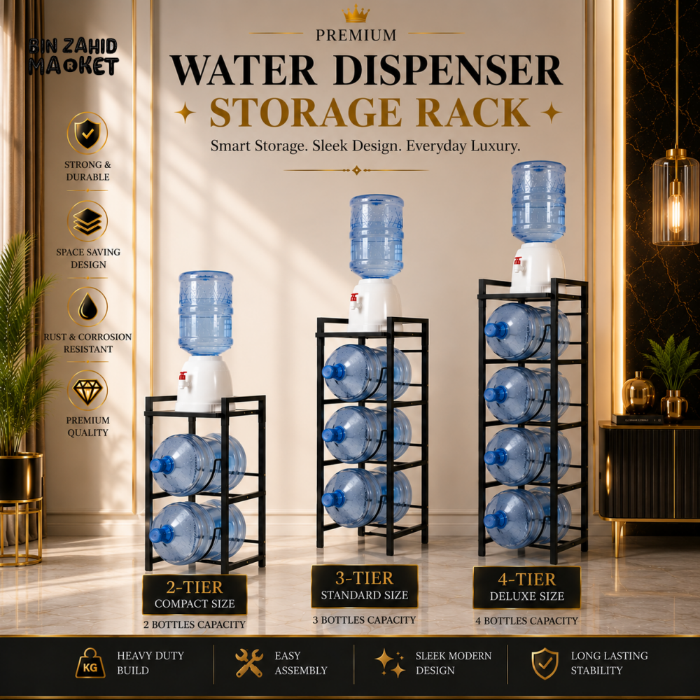 PREMIUM WATER DISPENSER GALLON STORAGE RACK