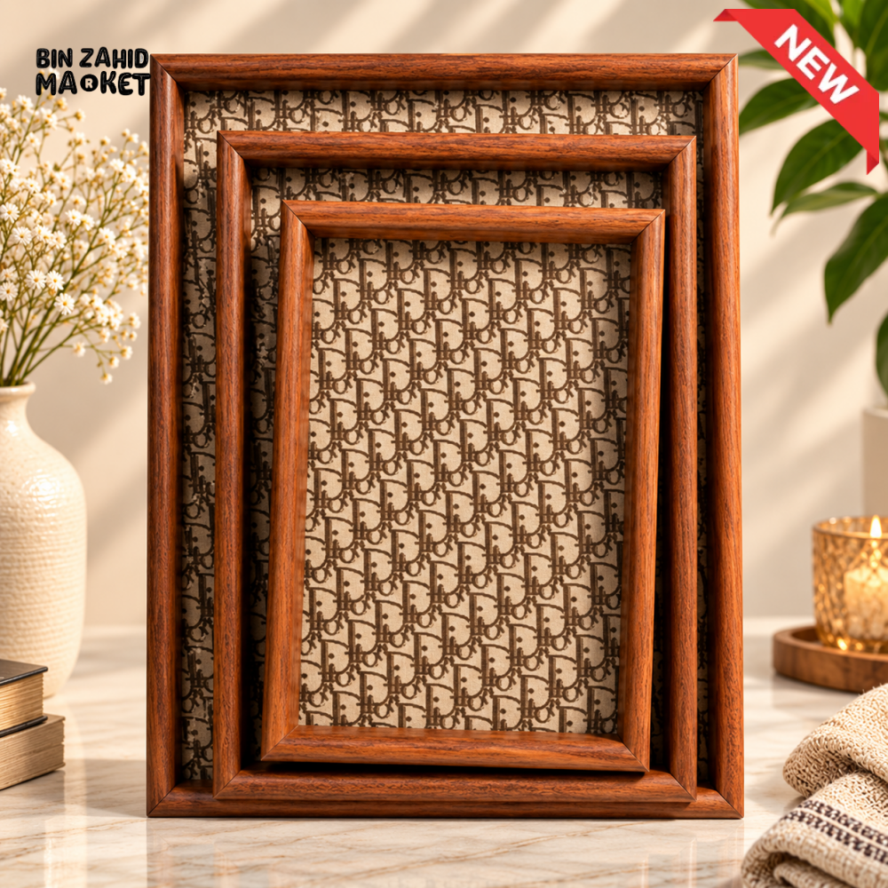 PREMIUM WOODEN-LOOK DECORATIVE PHOTO FRAME
