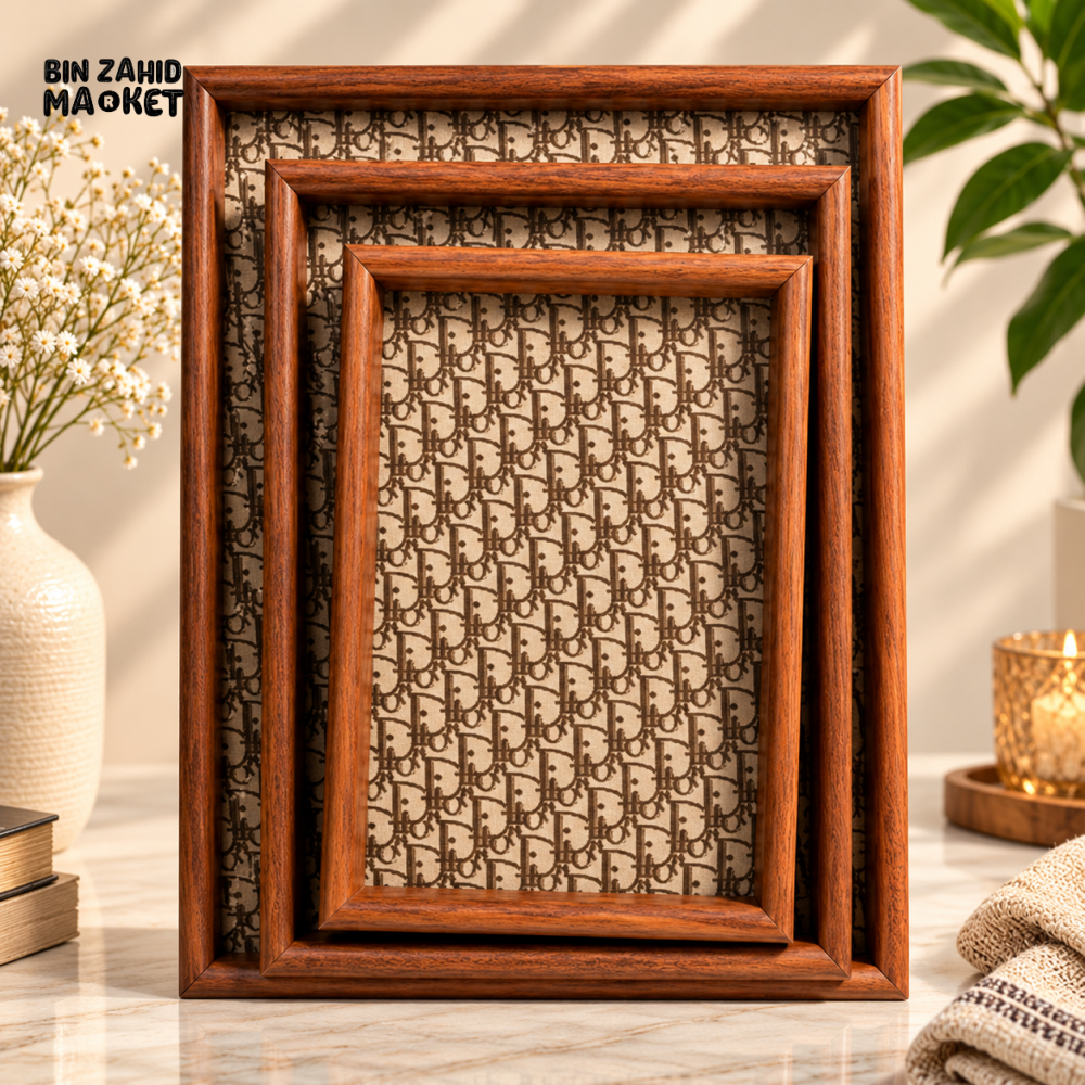 PREMIUM WOODEN-LOOK DECORATIVE PHOTO FRAME