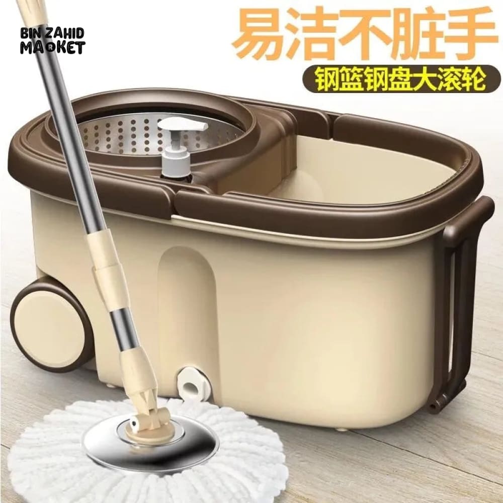 PREMUM CLEANING SPIN MOP WITH WHEEL
