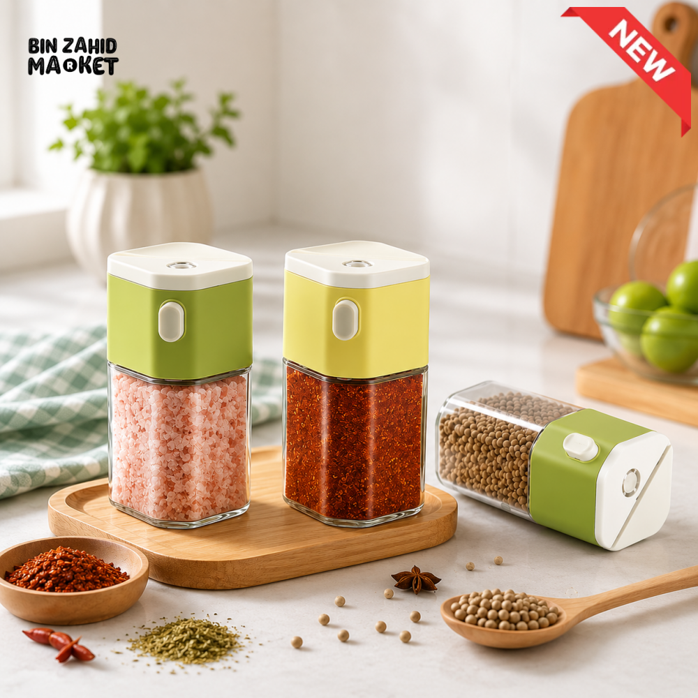 PRESS & POUR SPICE DISPENSER SET -1 PCS