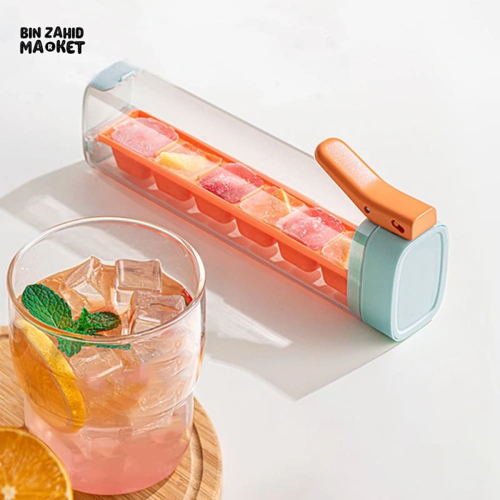 PRESS TYPE ICE CUBE TRAY EASY DEMOLD DIY ICE MAKER FOR COCKTAILS AND BEVERAGES