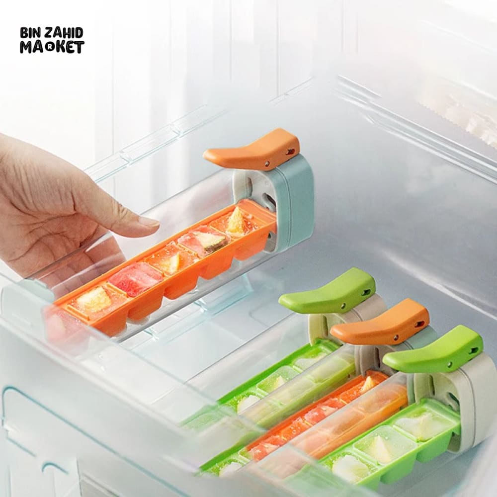 PRESS TYPE ICE CUBE TRAY EASY DEMOLD DIY ICE MAKER FOR COCKTAILS AND BEVERAGES