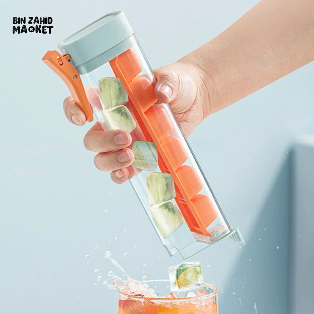 PRESS TYPE ICE CUBE TRAY EASY DEMOLD DIY ICE MAKER FOR COCKTAILS AND BEVERAGES