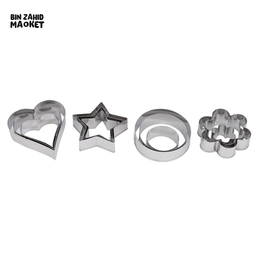PRESTIGE 12 PIECE BISCUIT CUTTER SET – MULTI-SHAPE COOKIE & DOUGH CUTTERS