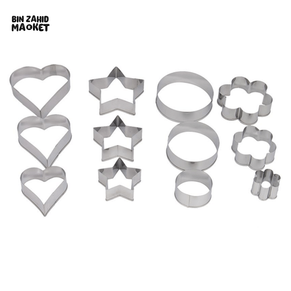 PRESTIGE 12 PIECE BISCUIT CUTTER SET – MULTI-SHAPE COOKIE & DOUGH CUTTERS