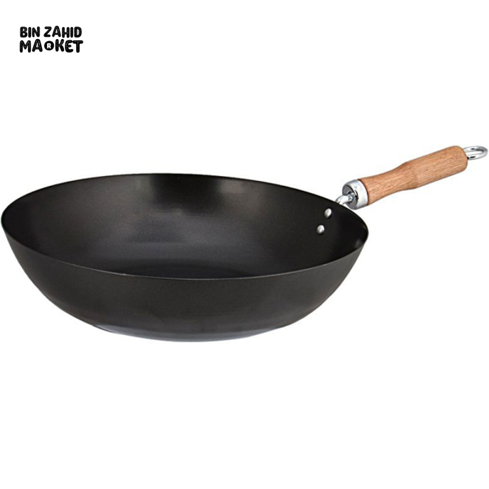 PRESTIGE 30CM WOK PAN – NON-STICK DEEP FRYING PAN WITH ERGONOMIC HANDLE