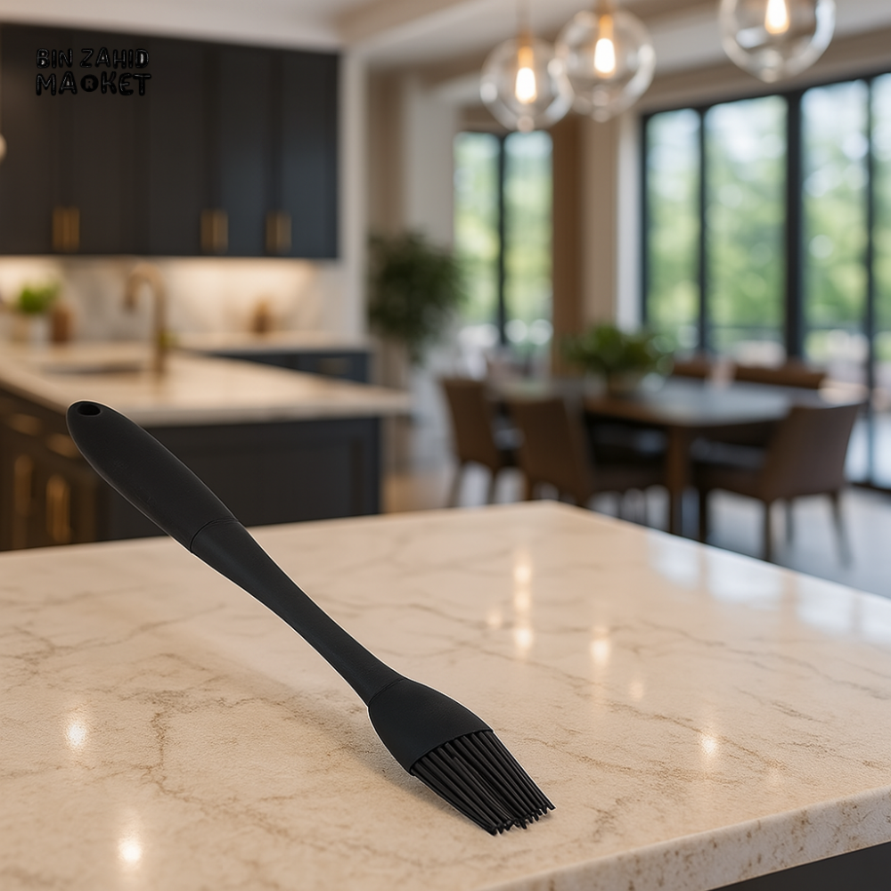 PRESTIGE BLACK SILICONE BASTING BRUSH FOR LUXURY KITCHEN COOKING