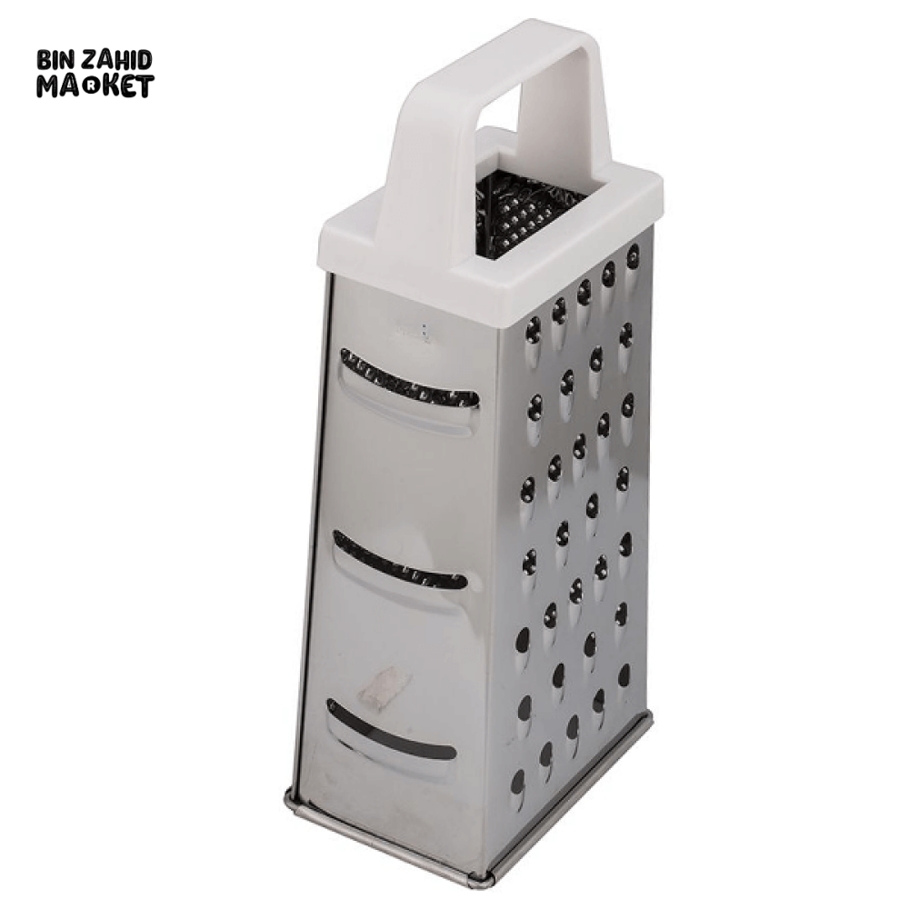 PRESTIGE BOX GRATER – STAINLESS STEEL 4-SIDED VEGETABLE & CHEESE GRATER