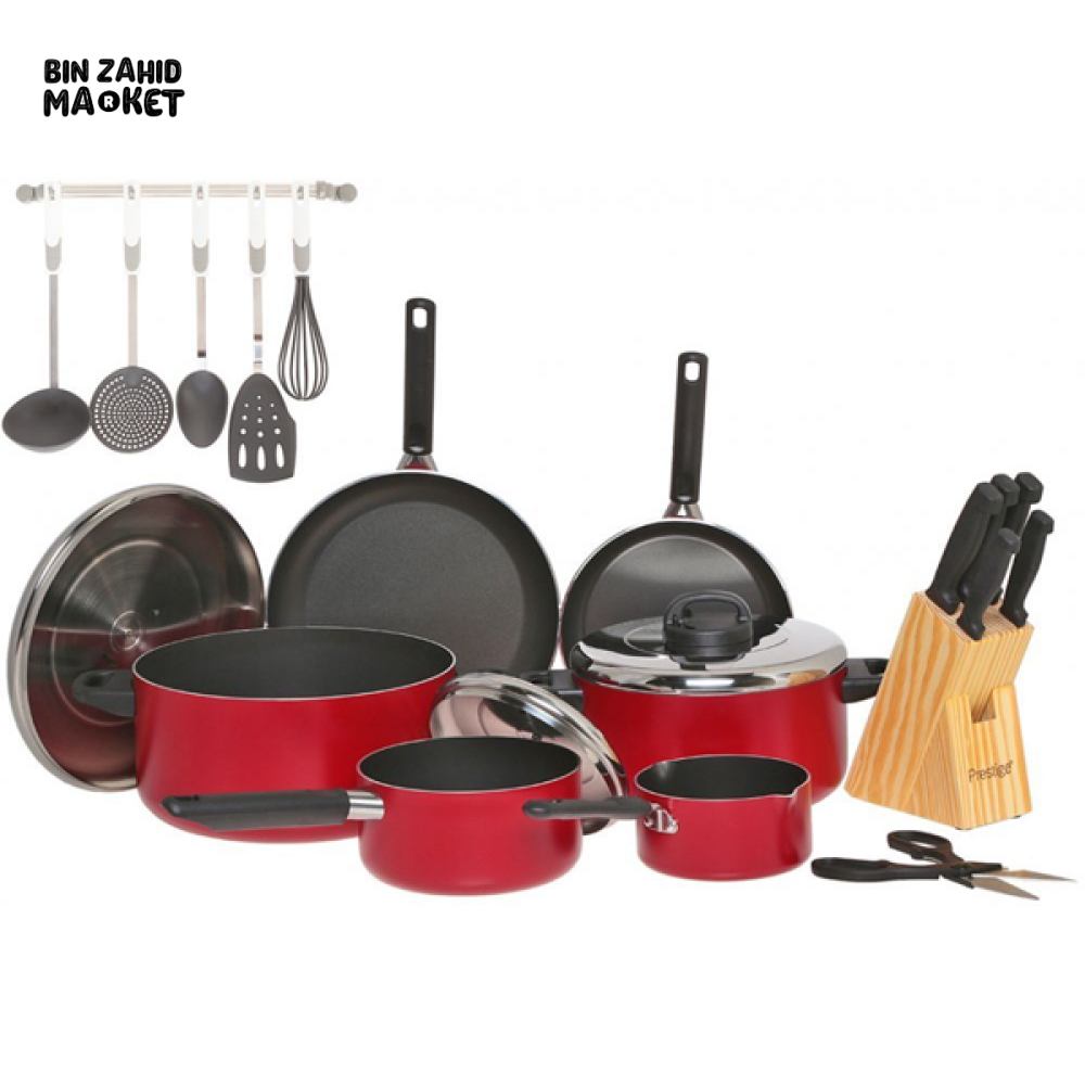 PRESTIGE CLASSIQUE COOK SET 22PIECE NON-STICK COOKWARE WITH LIDS – COMPLETE KITCHEN SET