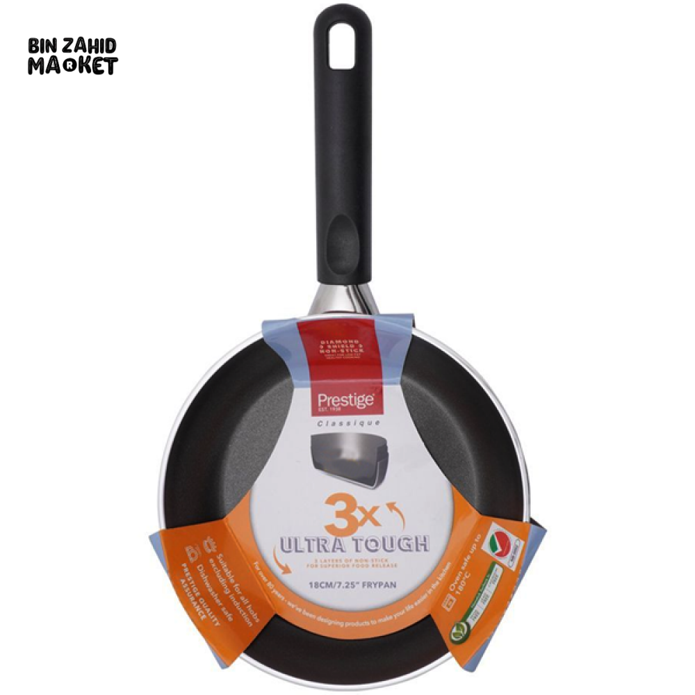 PRESTIGE CLASSIQUE FRYPAN 18CM – NON-STICK FRYING PAN FOR EGGS & QUICK COOKING