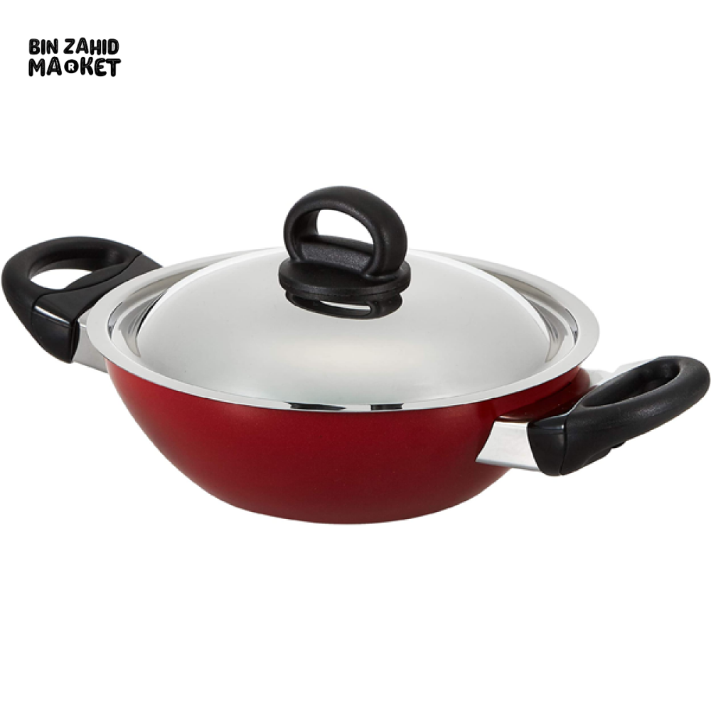 PRESTIGE CLASSIQUE KADAI 26CM – NON-STICK DEEP COOKING PAN WITH HANDLES