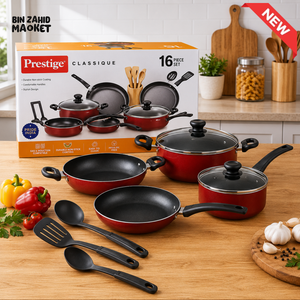 PRESTIGE CLASSIQUE NON-STICK COOKWARE SET - 16 PIECE SET