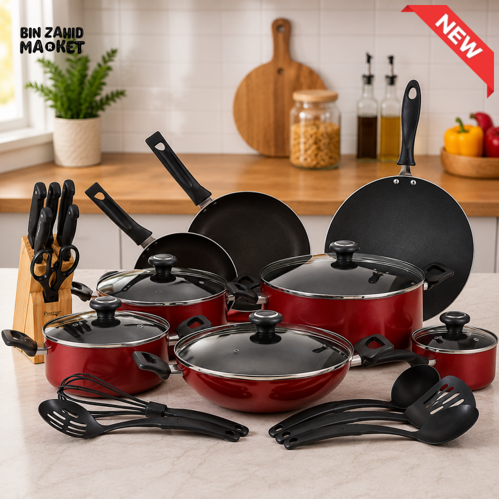 PRESTIGE CLASSIQUE NON-STICK COOKWARE SET - 25 PIECE