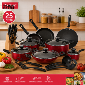 PRESTIGE CLASSIQUE NON-STICK COOKWARE SET - 25 PIECE