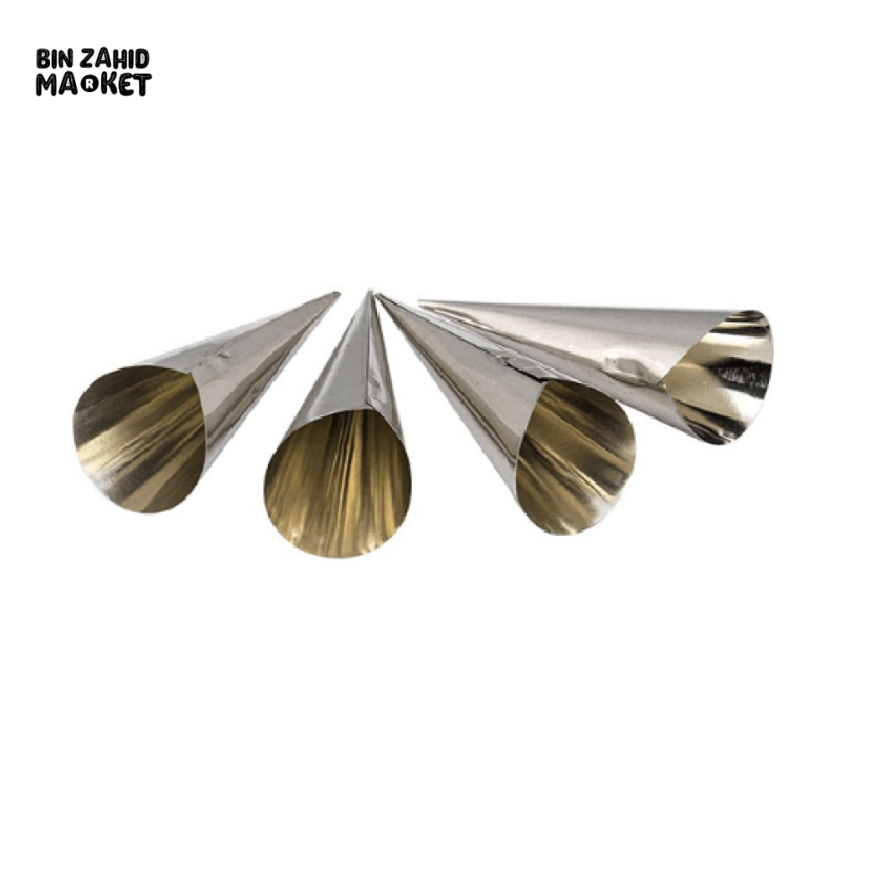 PRESTIGE CREAM HORNS MOULD SET – STAINLESS STEEL PASTRY CONE SHAPERS
