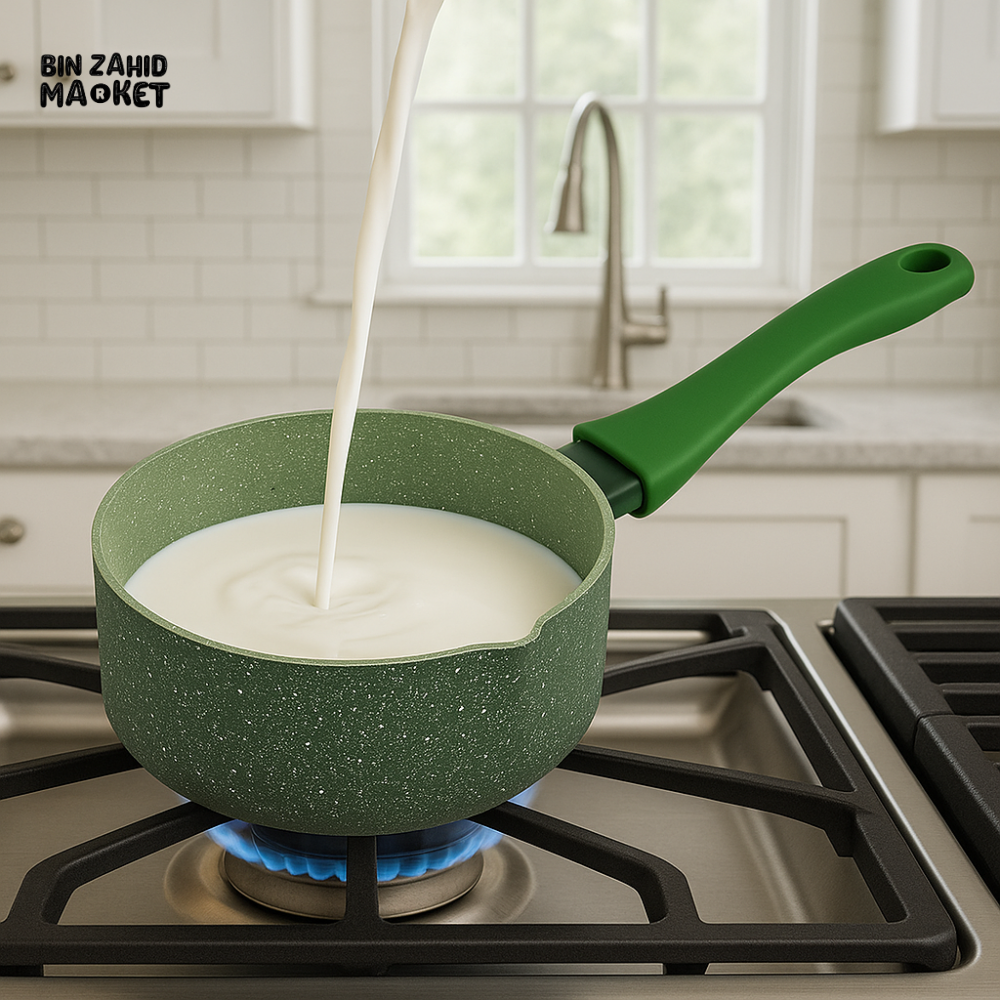 PRESTIGE ESSENTIAL 16CM NON-STICK MILK PAN – HEAT-RESISTANT HANDLE & POUR SPOUT