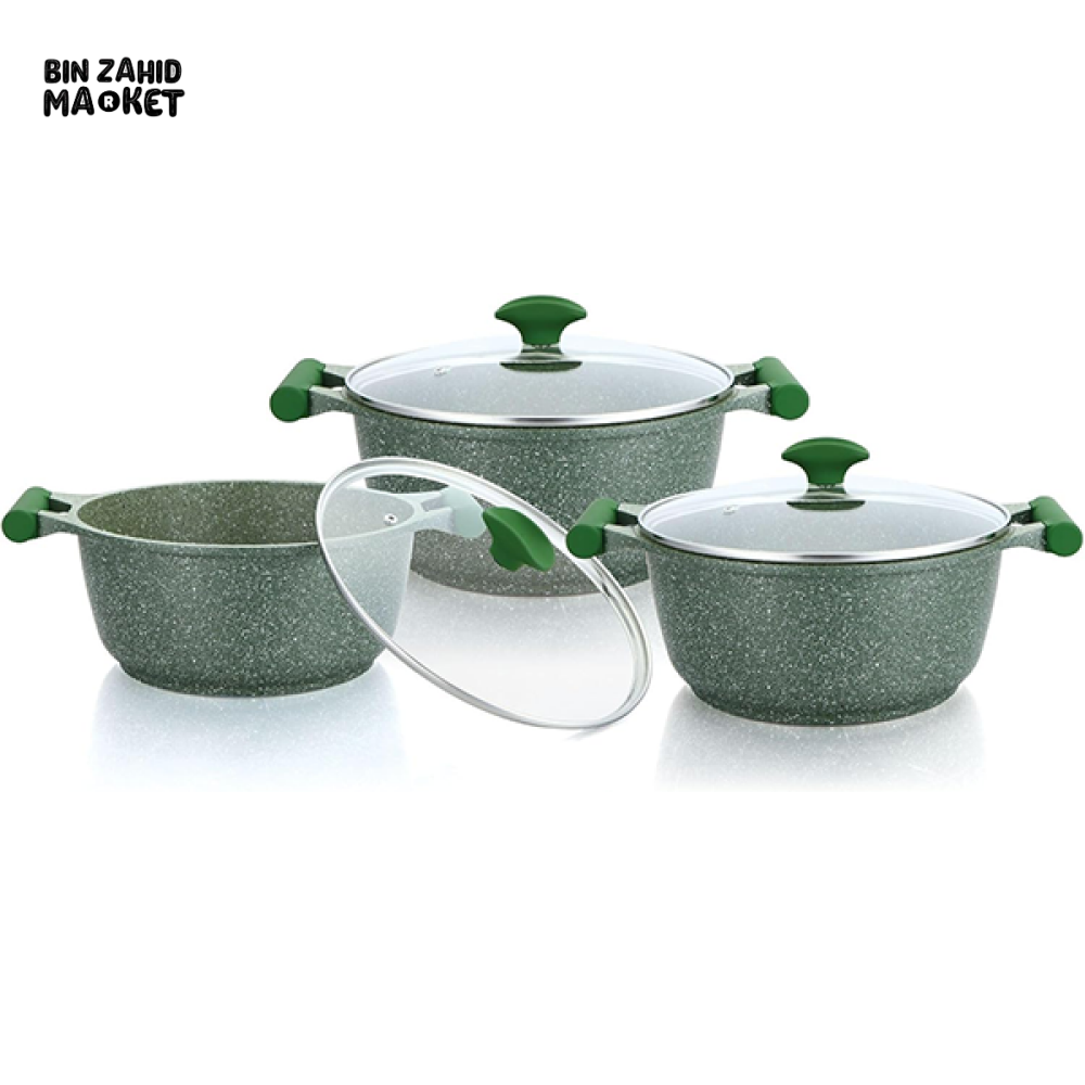 PRESTIGE ESSENTIALS GRANITE COOKWARE SET – NON-STICK COMPLETE KITCHEN COOKING SET