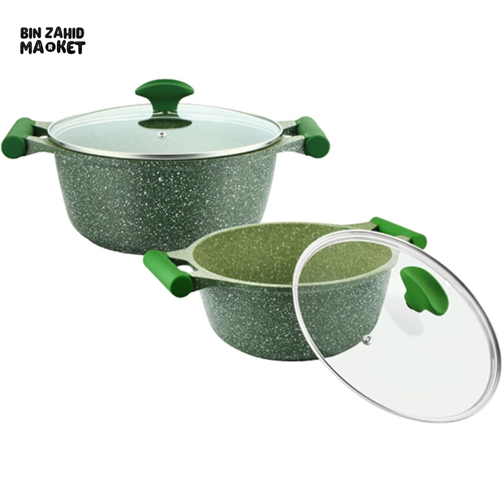 PRESTIGE ESSENTIALS GRANITE COOKWARE SET – NON-STICK COMPLETE KITCHEN COOKING SET
