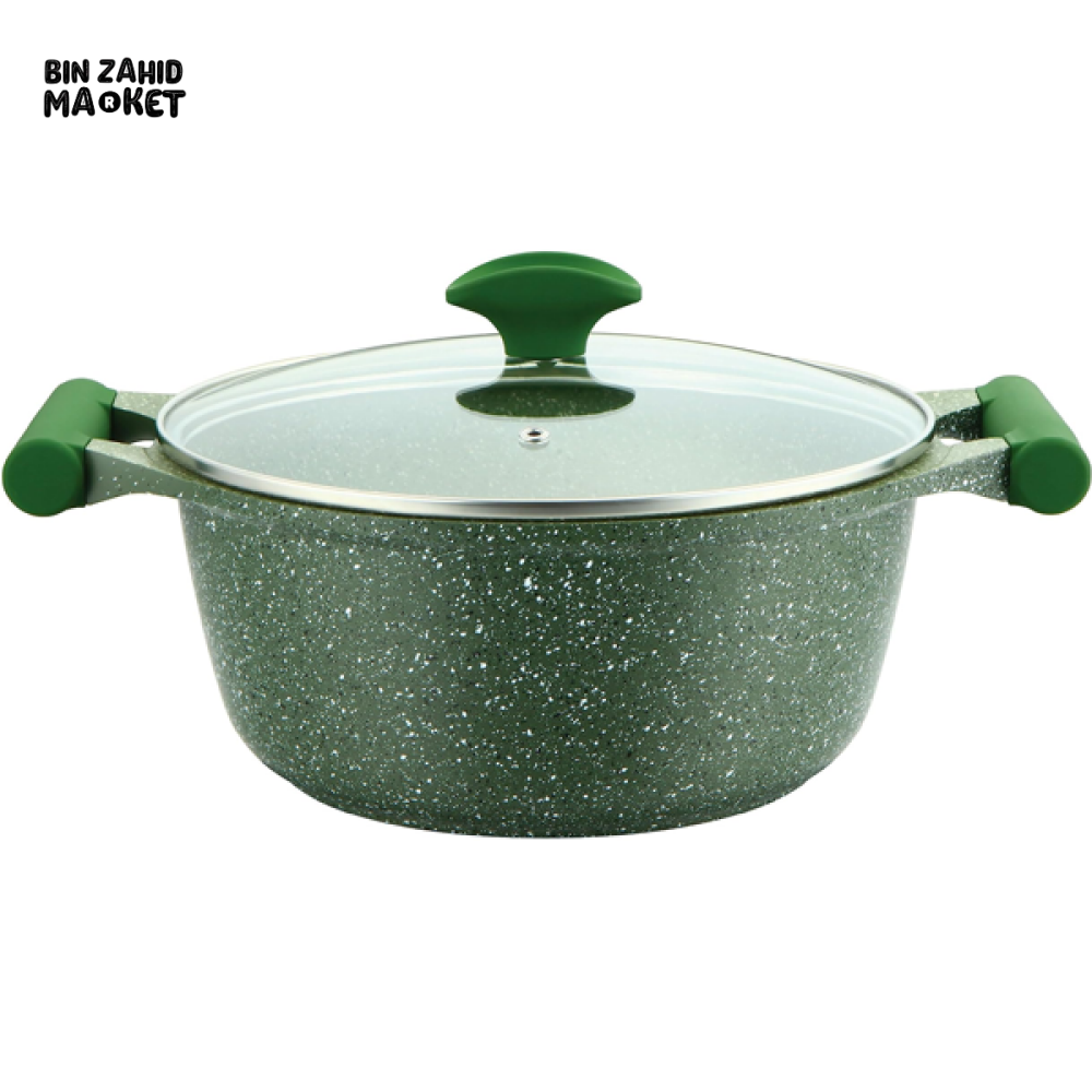 PRESTIGE GRANITE COOK POT 30CM – NON-STICK DURABLE COOKWARE WITH LID