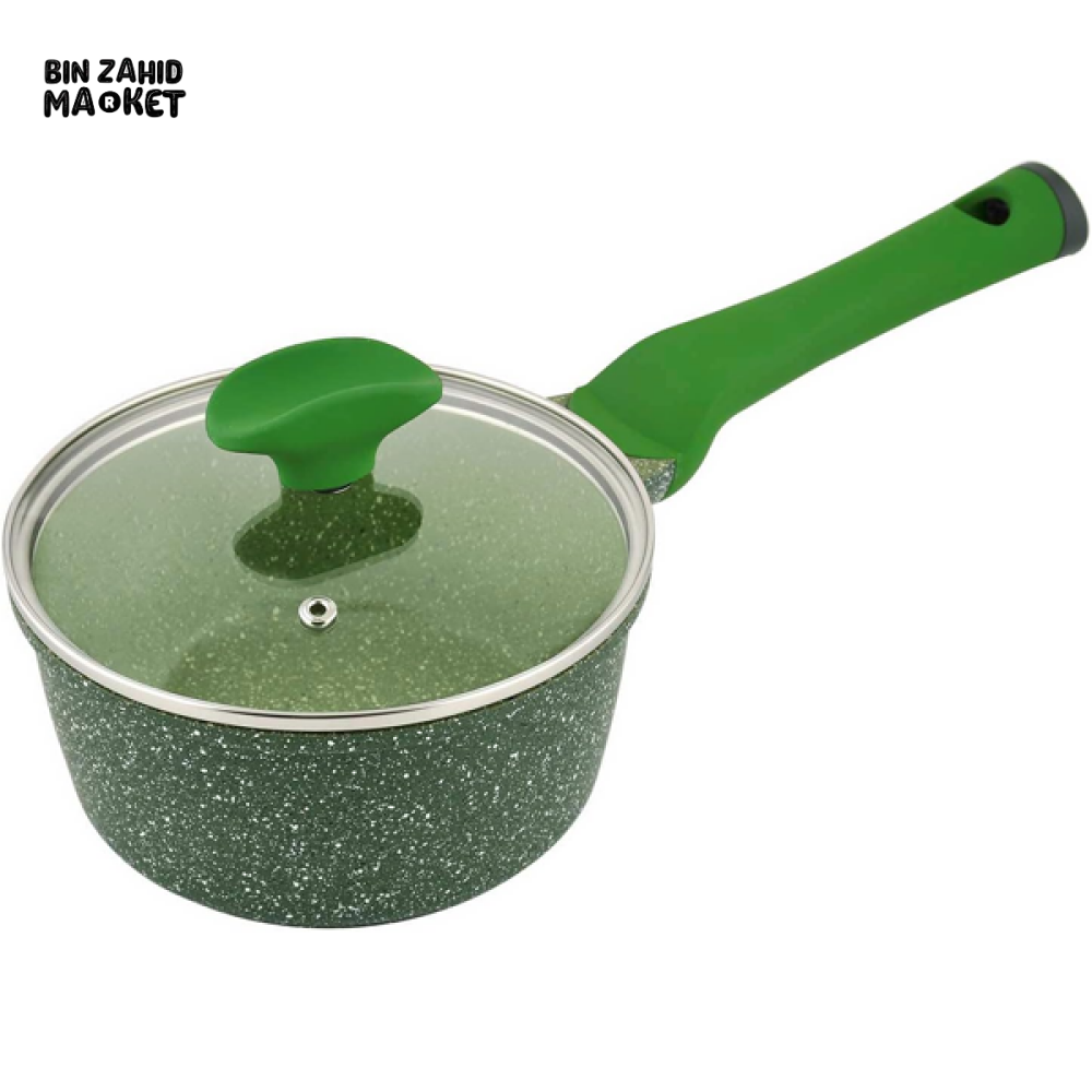 PRESTIGE GRANITE SAUCEPAN WITH LID 16CM – NON-STICK DURABLE COOKING POT