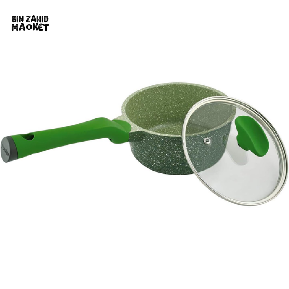PRESTIGE GRANITE SAUCEPAN WITH LID 16CM – NON-STICK DURABLE COOKING POT