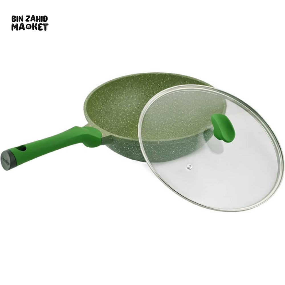 PRESTIGE GRANITE WOK PAN 32CM – NON-STICK DEEP FRYING & STIR-FRY COOKWARE