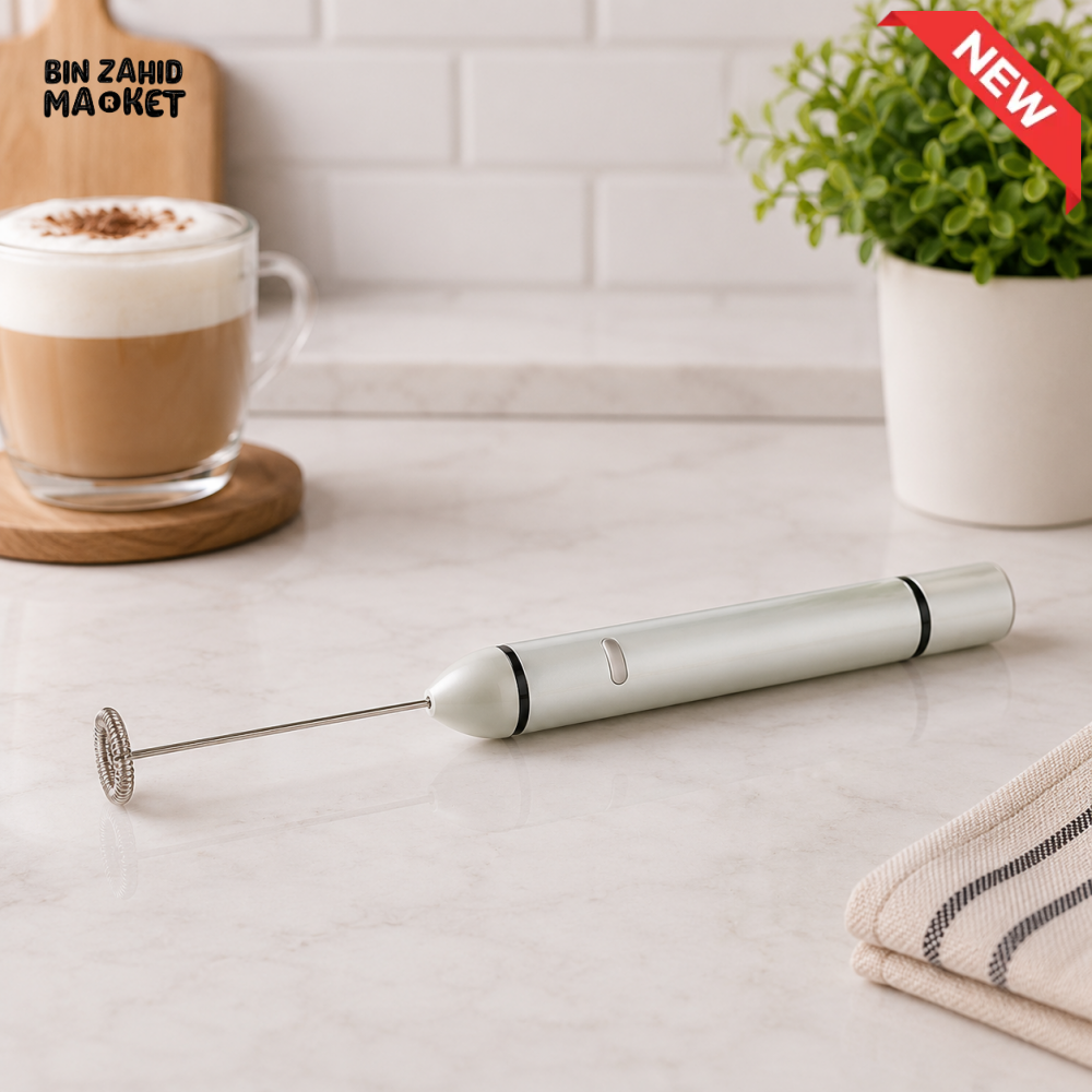 PRESTIGE HANDHELD ELECTRIC COFFEE FROTHER – PORTABLE MILK FOAM MAKER - 57262