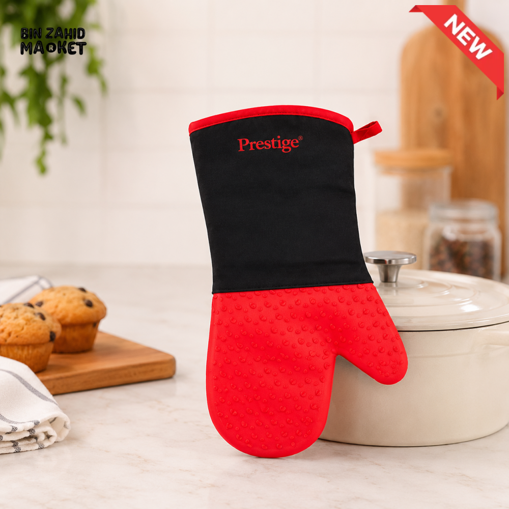 PRESTIGE HEAT RESISTANT SILICONE OVEN GLOVE - 8023