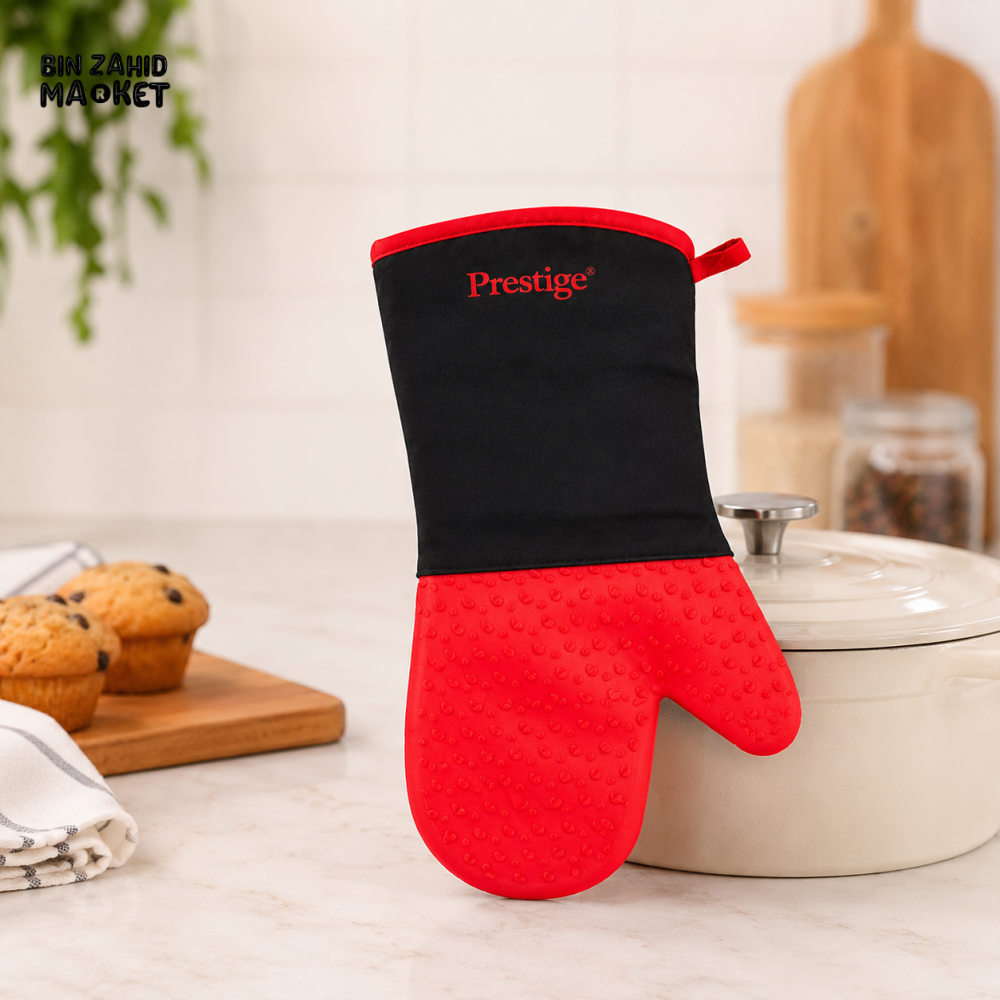 PRESTIGE HEAT RESISTANT SILICONE OVEN GLOVE - 8023