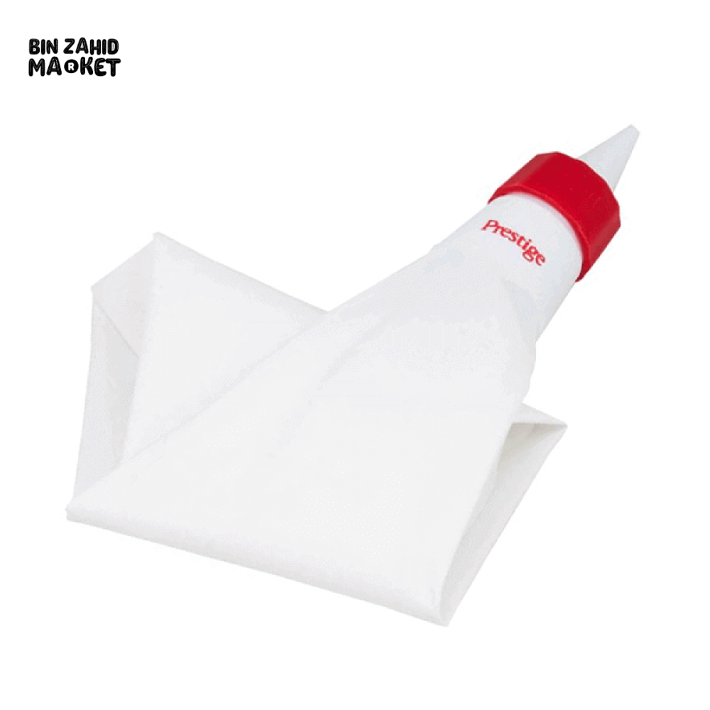 PRESTIGE ICING/PIPING BAG SET – CAKE DECORATING KIT WITH NOZZLES & REUSABLE BAG