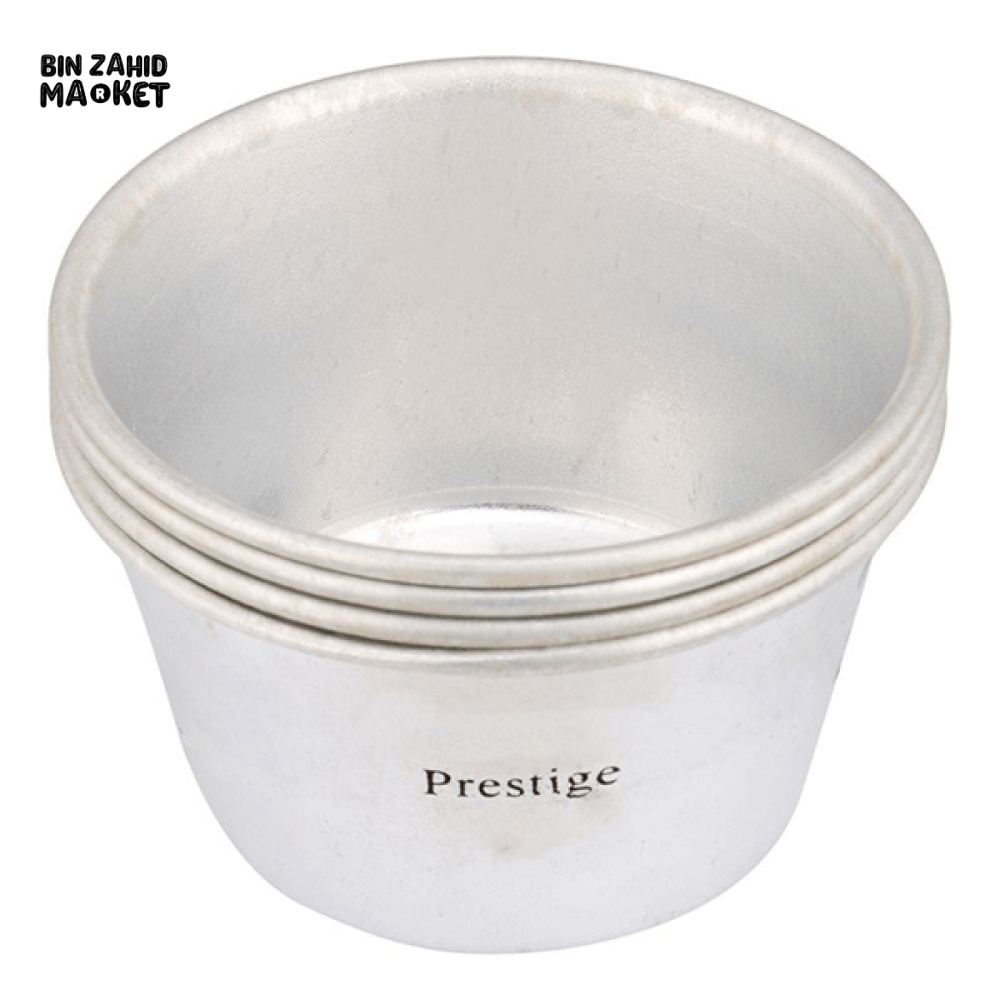 PRESTIGE MINI PLUM CAKE MOULD 4 PIECE SET – NON-STICK BAKING MOLDS FOR CUPCAKES & DESSERTS