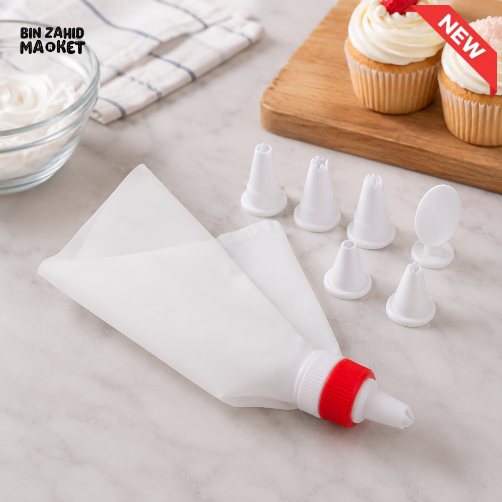 PRESTIGE REUSABLE CAKE ICING PIPING BAG SET - 9657