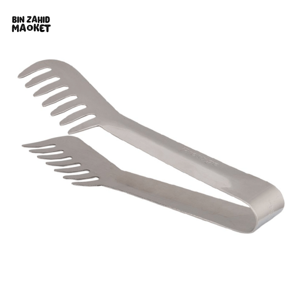 PRESTIGE SPAGHETTI TONG – STAINLESS STEEL PASTA SERVING TOOL WITH EASY GRIP