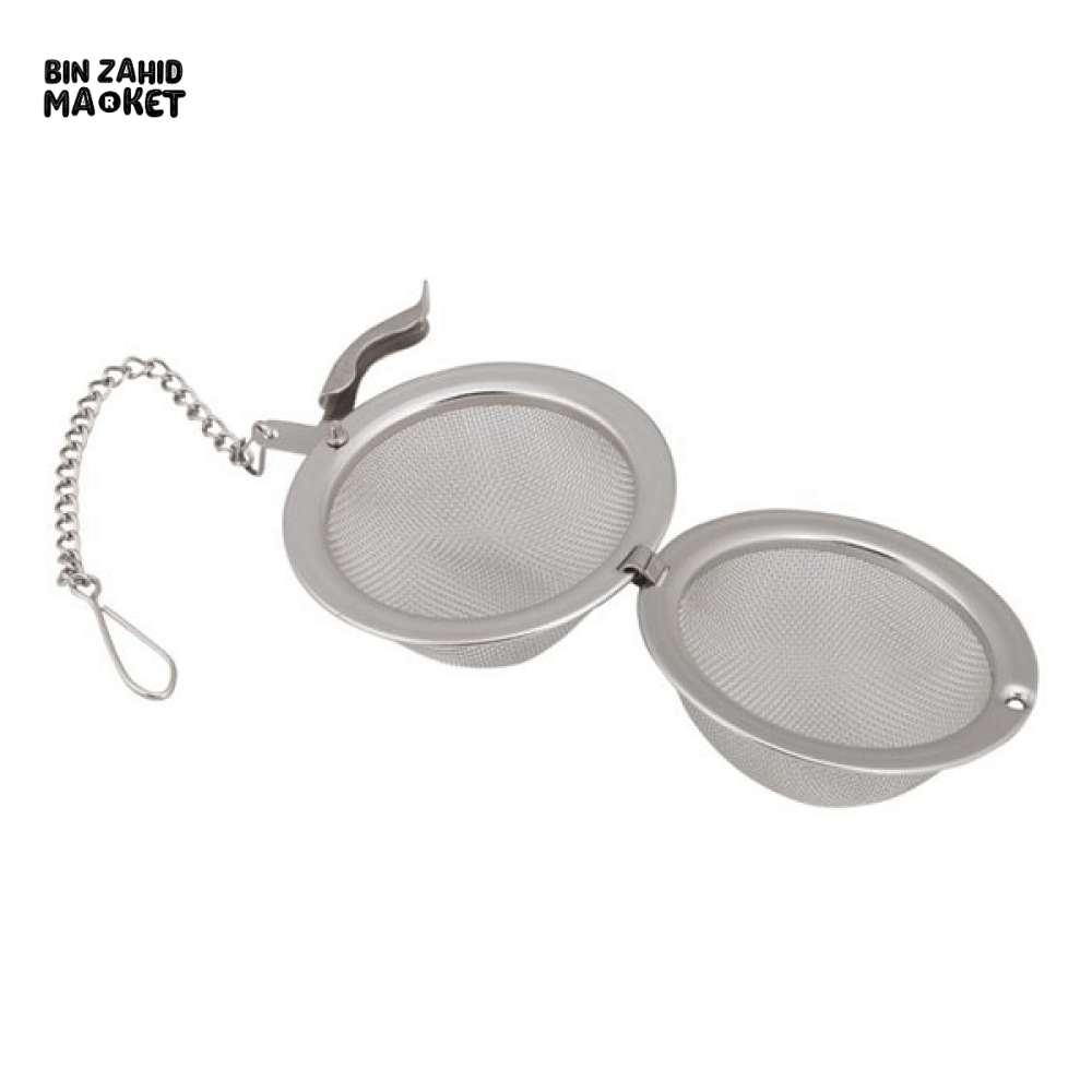 PRESTIGE TEA BALL – STAINLESS STEEL LOOSE LEAF TEA INFUSER WITH HOOK CHAIN