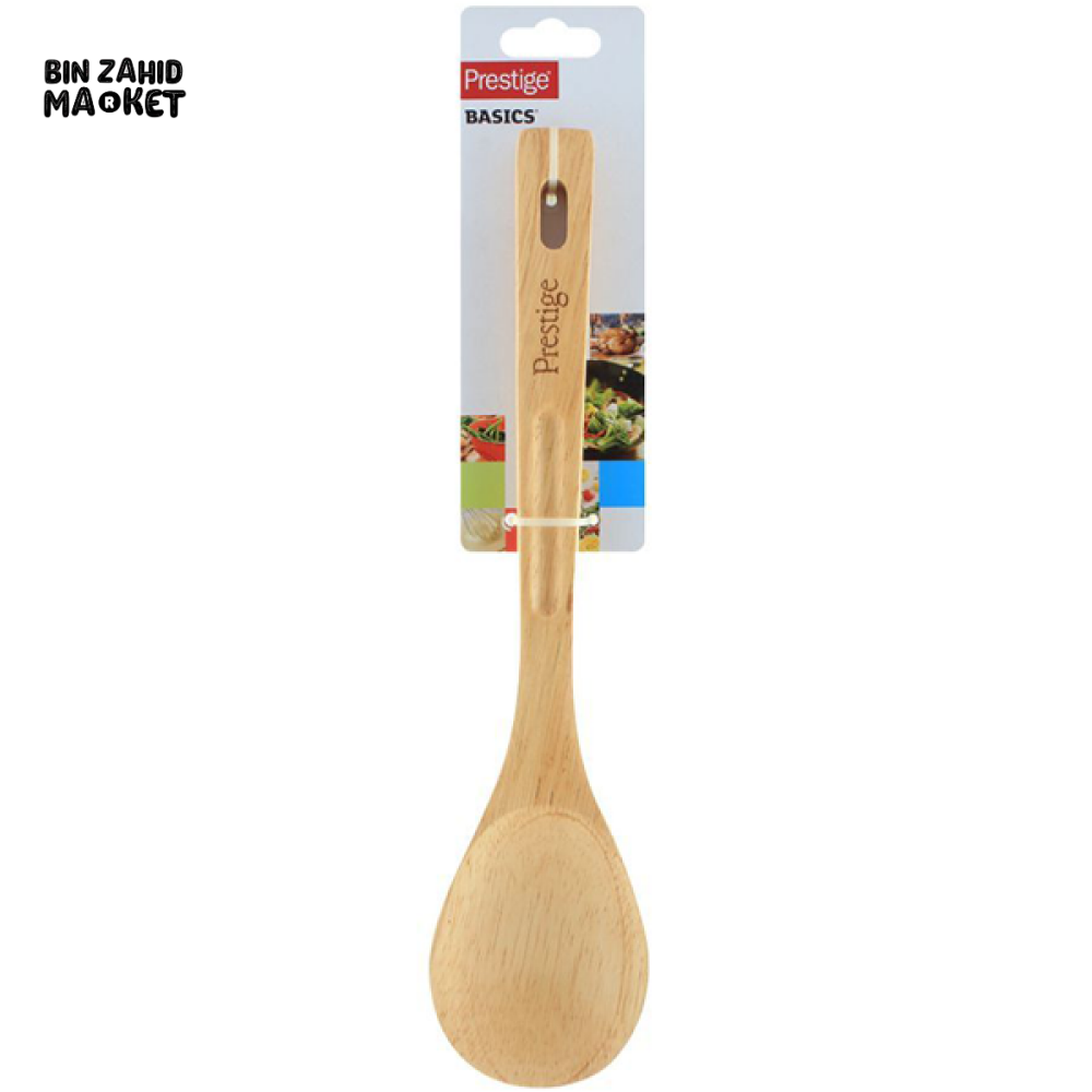 PRESTIGE WOODEN COOKING SPOON – HEAT RESISTANT & DURABLE