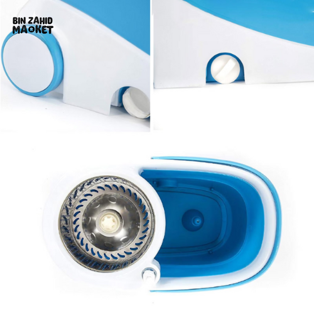 PRIMO HEAVY DUTY BUCKET SPIN MOP WITH WHEELS
