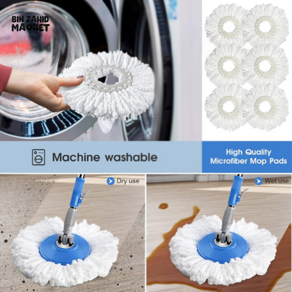 PRIMO HEAVY DUTY BUCKET SPIN MOP WITH WHEELS