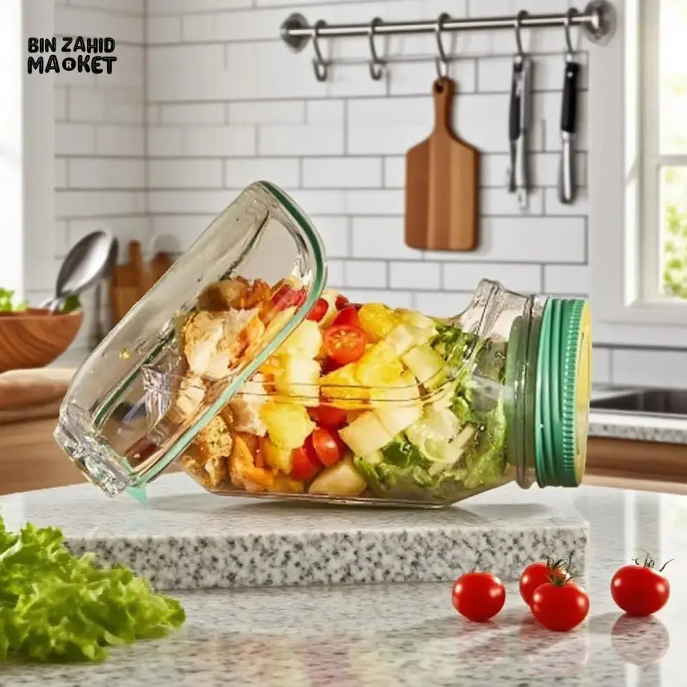 PROLUX PORTABLE ACRYLIC SALAD POD CONTAINER JAR