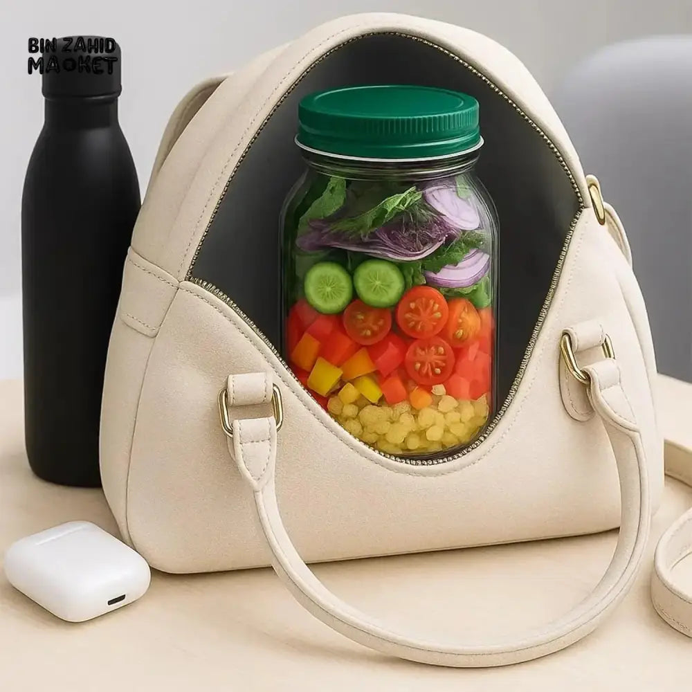 PROLUX PORTABLE ACRYLIC SALAD POD CONTAINER JAR