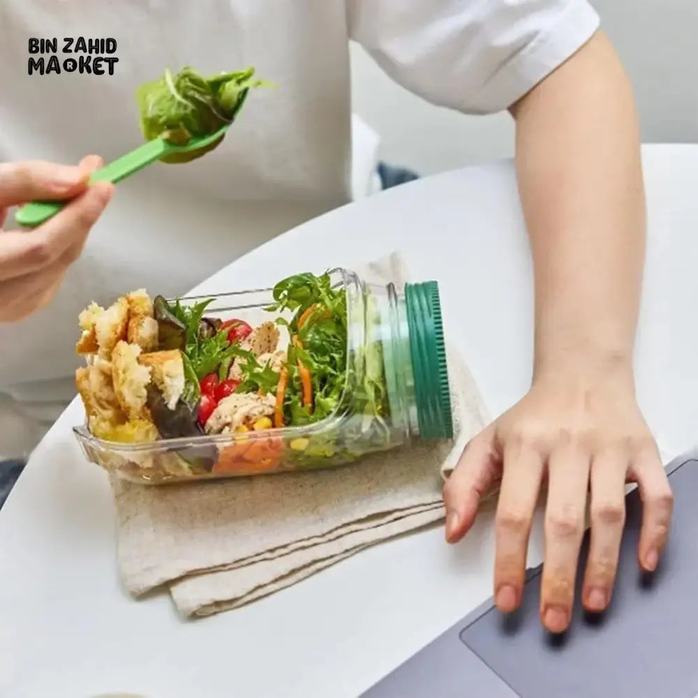 PROLUX PORTABLE ACRYLIC SALAD POD CONTAINER JAR