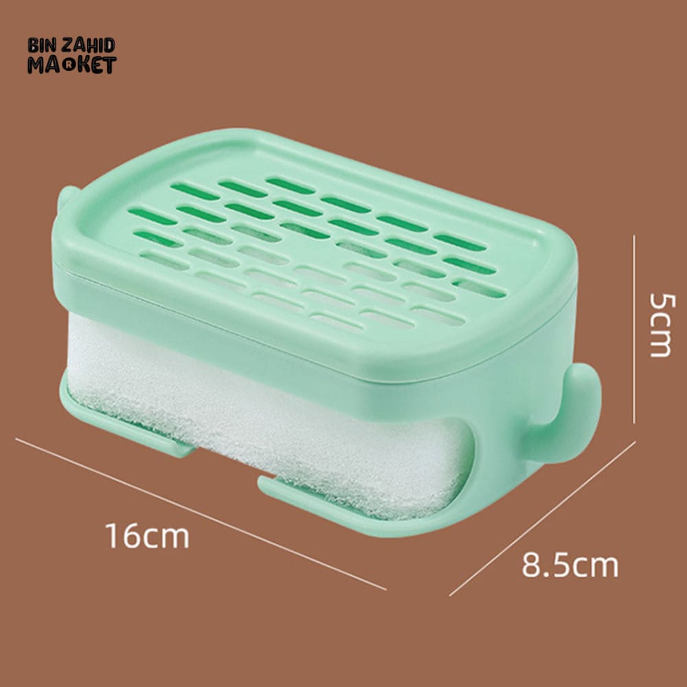 PUNCH-FREE DRAIN SOAP HOLDER – NO-DRILL WALL-MOUNTED SOAP BOX FOR HOME & BATHROOM