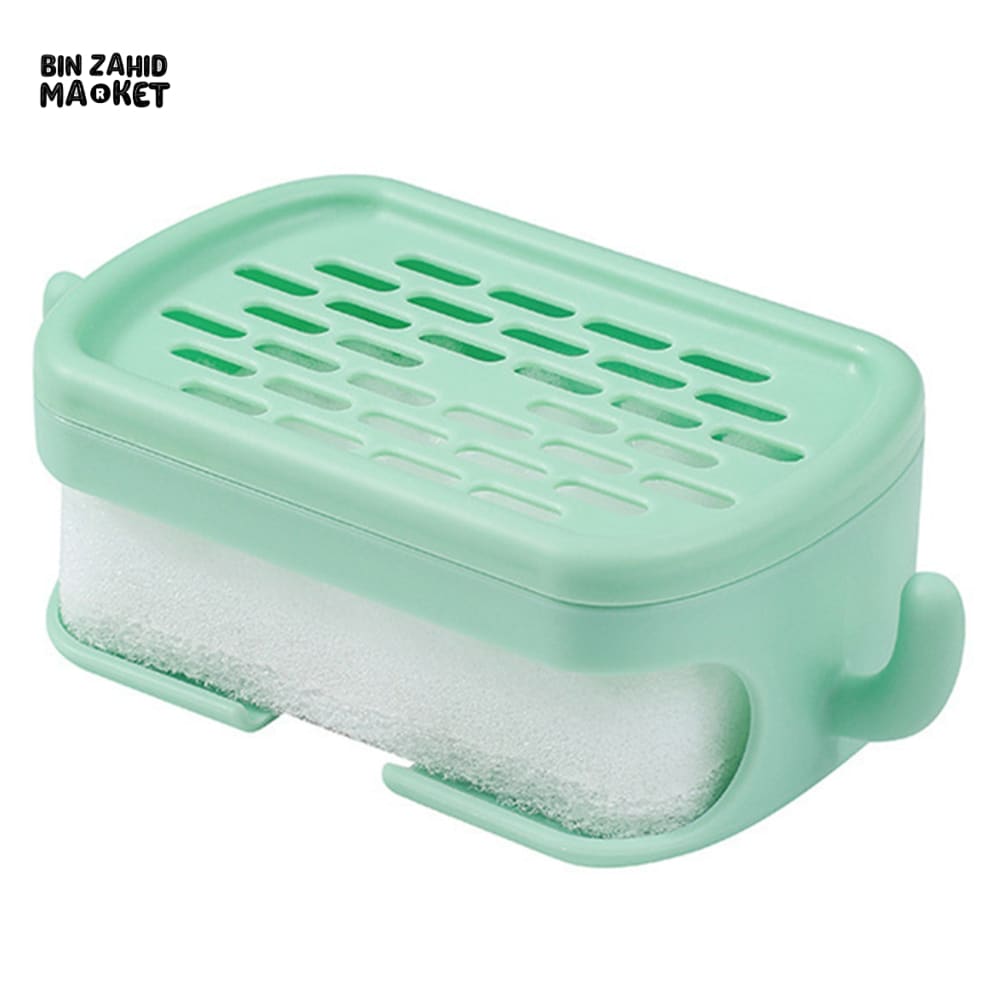PUNCH-FREE DRAIN SOAP HOLDER – NO-DRILL WALL-MOUNTED SOAP BOX FOR HOME & BATHROOM