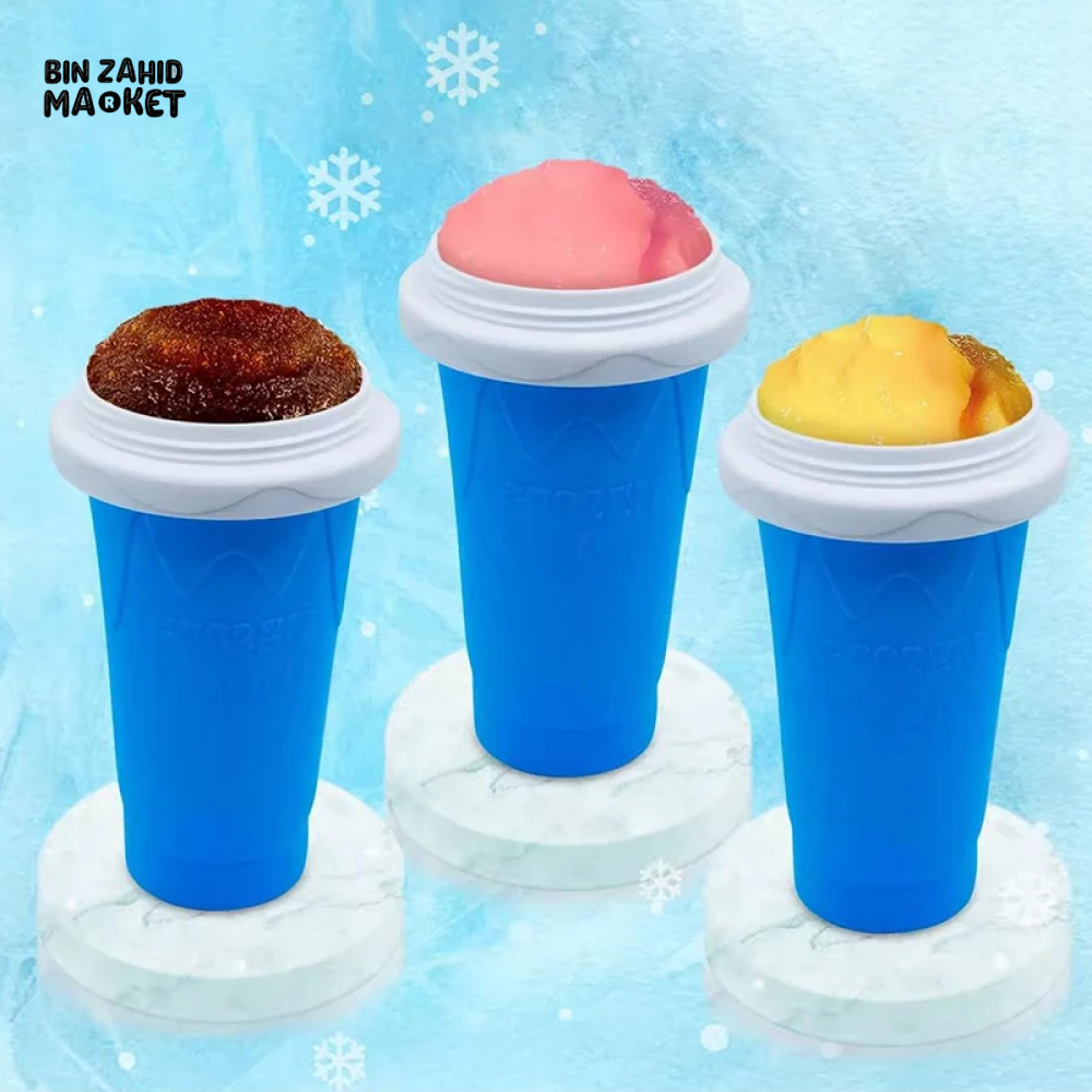 QUICK-FREEZE SLUSHY MAKER CUP LARGE CAPACITY FOR SMOOTHIES JUICE & ICE CREAM SUMMER KITCHEN TOOL